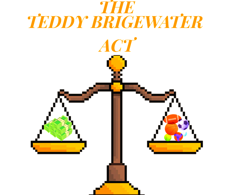 The Teddy Bridgewater Act aims to support not only coaches but student-athletes. If this bill passes its final hurdle it could help coaches provide support to student-athletes without fear of punishment.
Graphic designed in Canva by Zyler Henderson.